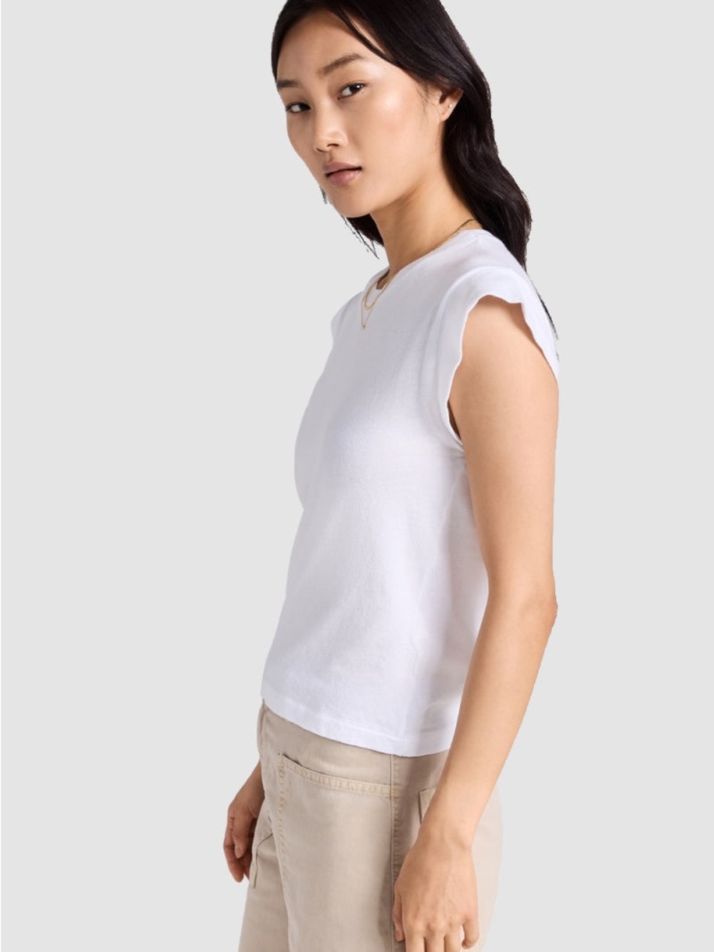 THE GREAT - THE PEAK SHOULDER TEE - Picture 3 of 8